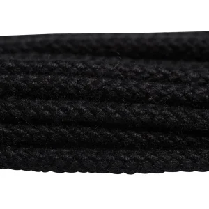 Black Braided Laces - 110cm