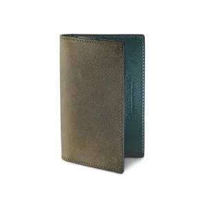 Folded Card Case Rough-Out Suede