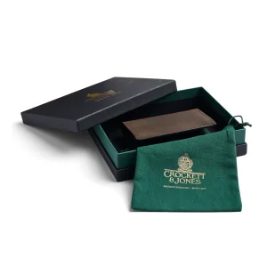 Folded Card Case Rough-Out Suede