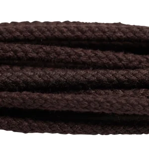 Laces 65cm Dark Brown Cotton