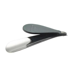 Shoe Horn - Green Leather